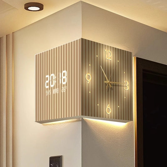 3D Wall Mount Clock | Lightening your home corners
