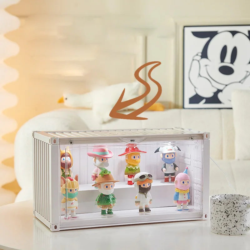 Display Box with LED Light | Dustproof Container | Blind Box Collection