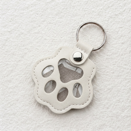 Leather Fur Keeper Keychain | Your 24/7 Paw Companion