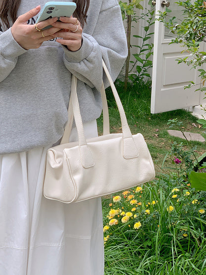 Women's Bag 2026 Autumn and Winter New Korean Ins Retro Baguette Bag Versatile Commuter Casual Shoulder Underarm Bag