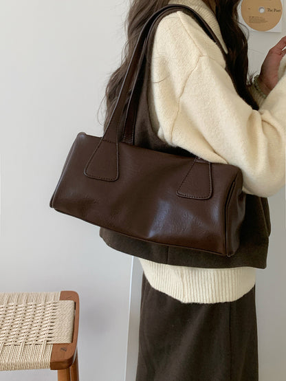 Women's Bag 2026 Autumn and Winter New Korean Ins Retro Baguette Bag Versatile Commuter Casual Shoulder Underarm Bag