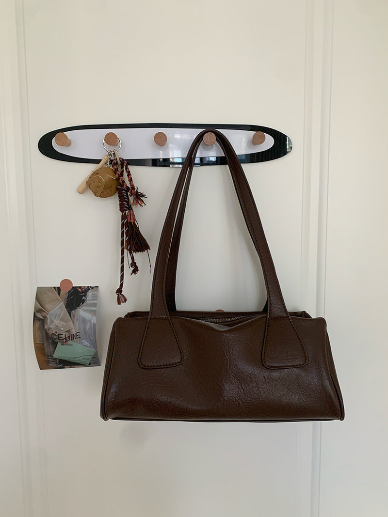 Women's Bag 2026 Autumn and Winter New Korean Ins Retro Baguette Bag Versatile Commuter Casual Shoulder Underarm Bag