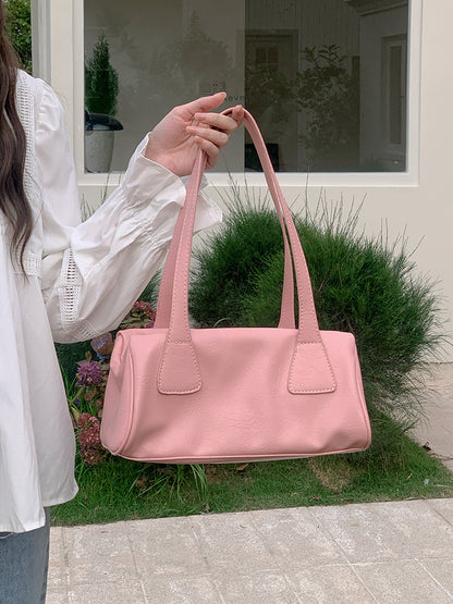 Women's Bag 2026 Autumn and Winter New Korean Ins Retro Baguette Bag Versatile Commuter Casual Shoulder Underarm Bag