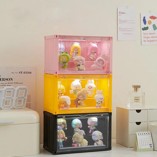 Display Box with LED Light | Dustproof Container | Blind Box Collection