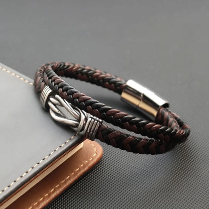 Leather Bracelet | Stainless Steel