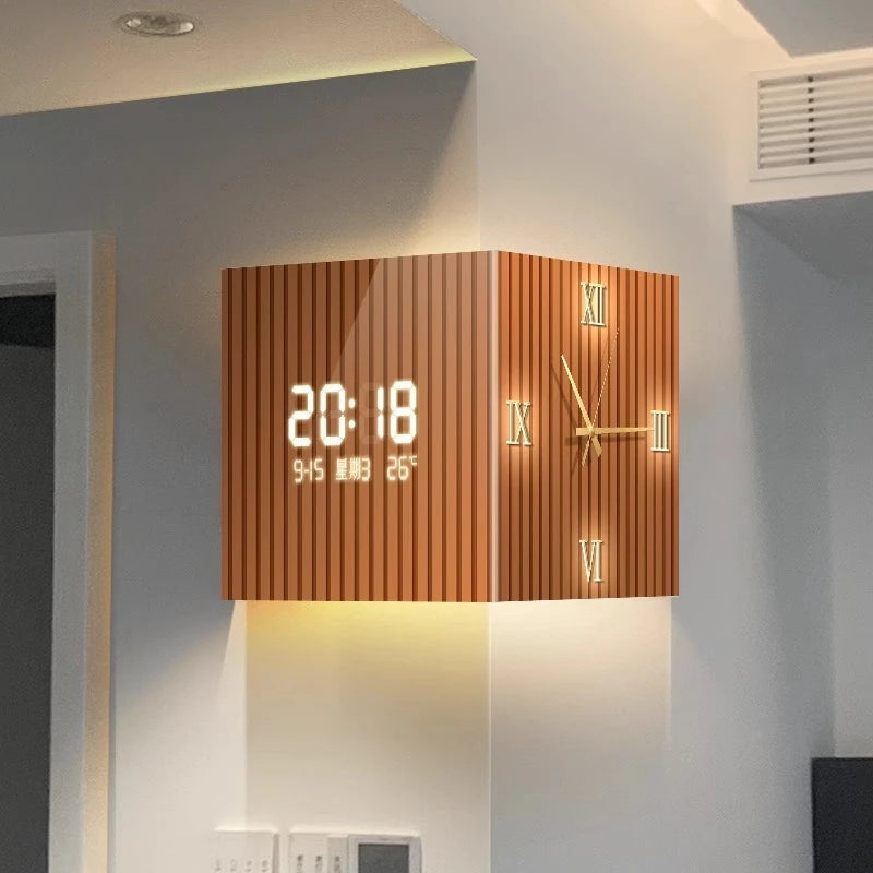 3D Wall Mount Clock | Lightening your home corners