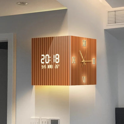 3D Wall Mount Clock | Lightening your home corners