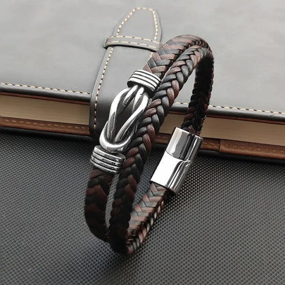 Leather Bracelet | Stainless Steel