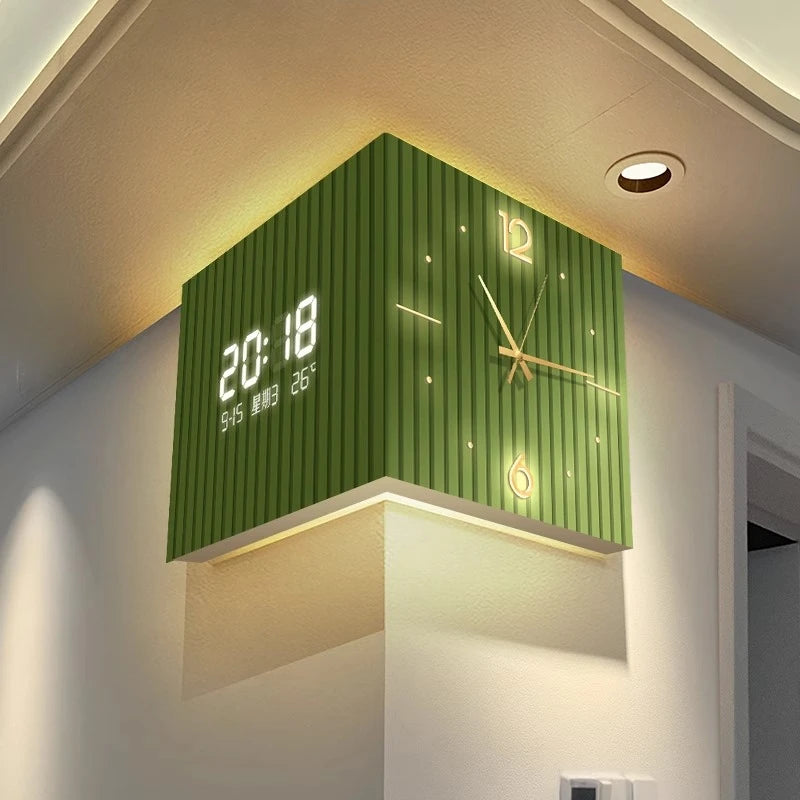 3D Wall Mount Clock | Lightening your home corners