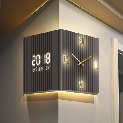 3D Wall Mount Clock | Lightening your home corners