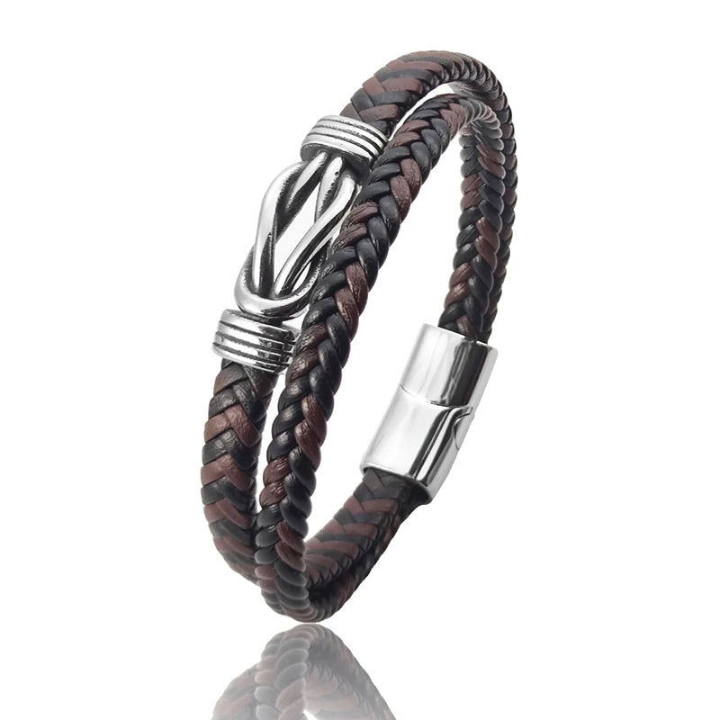 Leather Bracelet | Stainless Steel