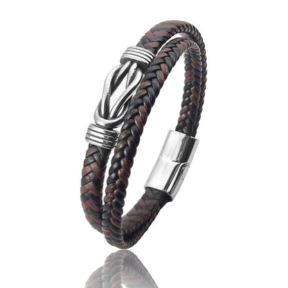 Leather Bracelet | Stainless Steel