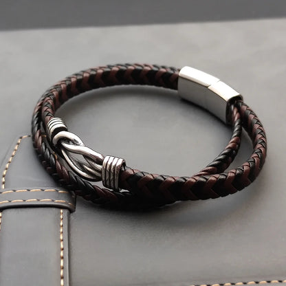 Leather Bracelet | Stainless Steel