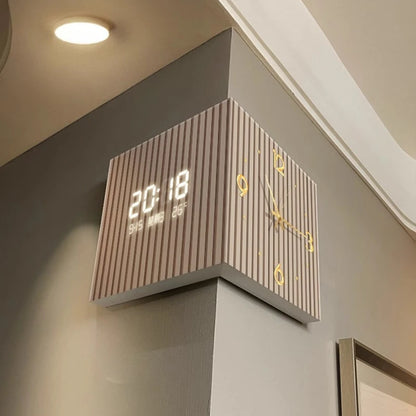3D Wall Mount Clock | Lightening your home corners