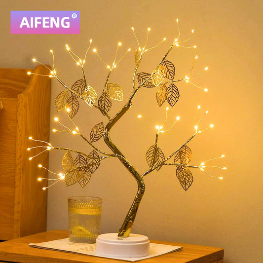 AIFENG RGB LED 串燈房間燈裝飾樹燈串燈臥室閃爍燈房間裝飾燈